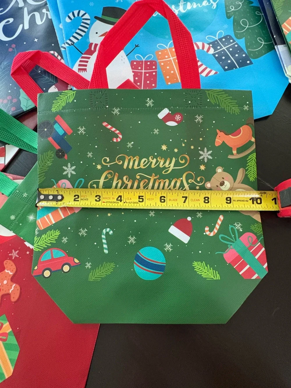 Festive Christmas Gift Bags Assortment - Santa, Snowman & Holiday Designsi